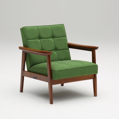 カリモク60 Kチェア 1シーター タープグリーン