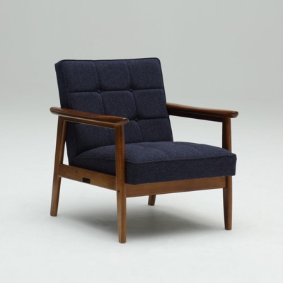 カリモク60 Kチェア 1シーター タープブルー