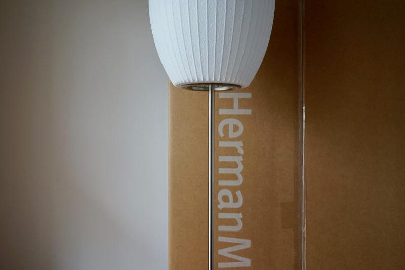 Bubble Lamp（バブルランプ） NELSON CIGAR LOTUS FLOOR S WALNUT（ネルソン シガー ロータス フロア S ウォルナット）