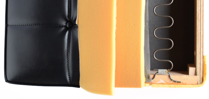 kチェアの座面構造