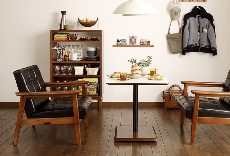 カリモク60+カフェテーブル