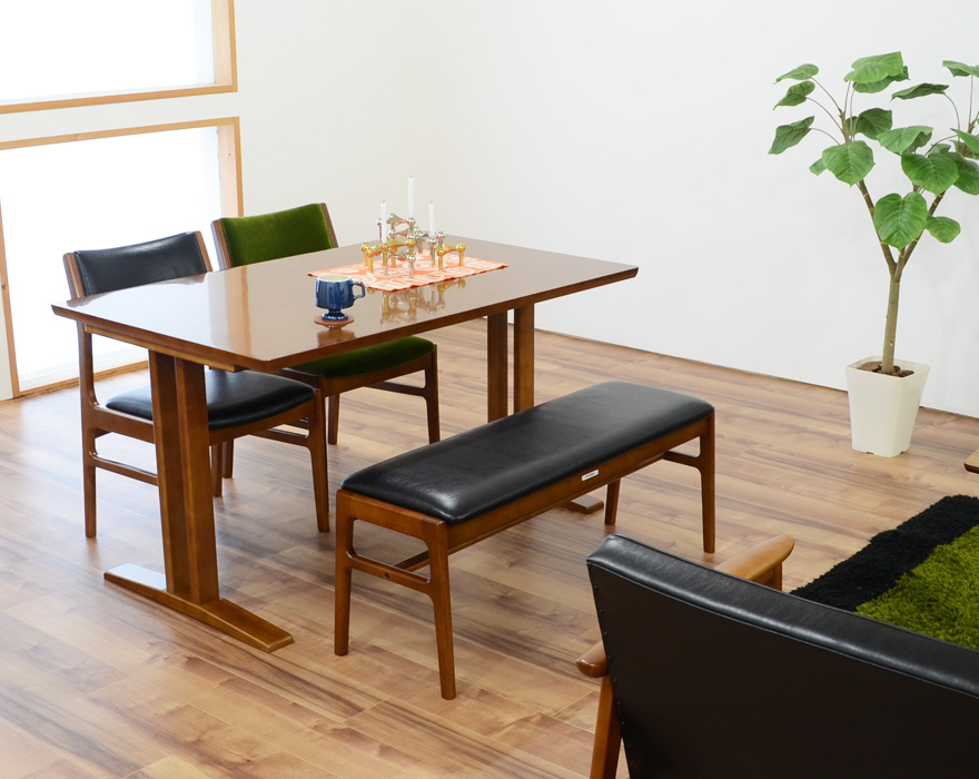 カリモク60 ダイニング徹底解明 -ダイニングベンチを取り入れたリビングダイニングセット-