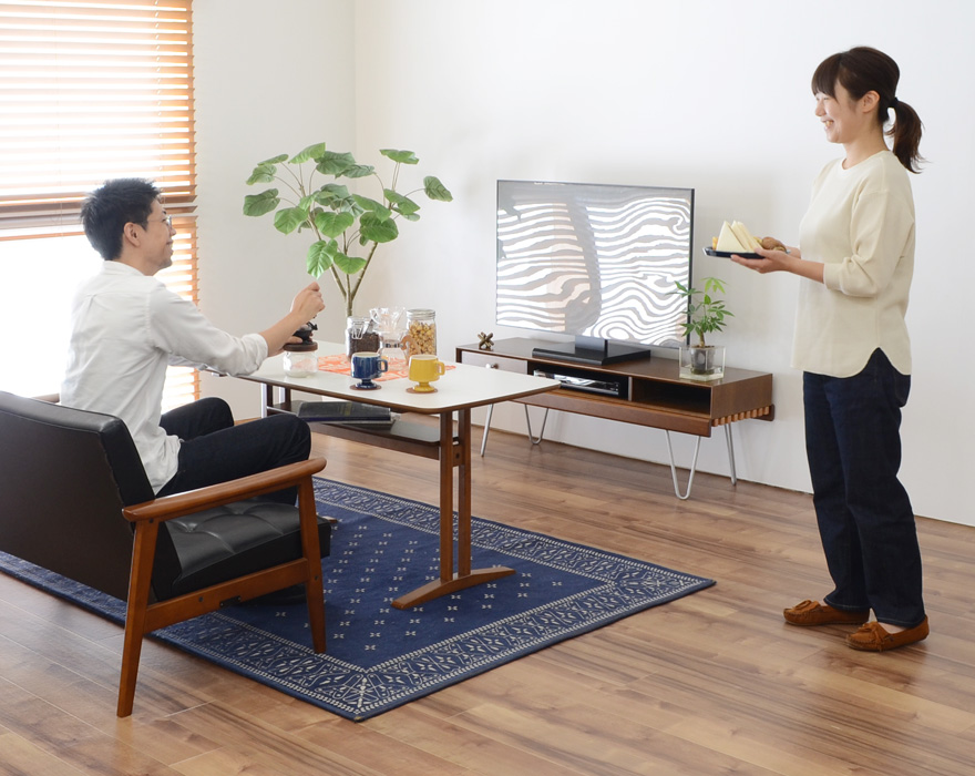 カリモク60 ダイニング徹底解明 -ソファダイニングでカフェ空間なリビングダイニング