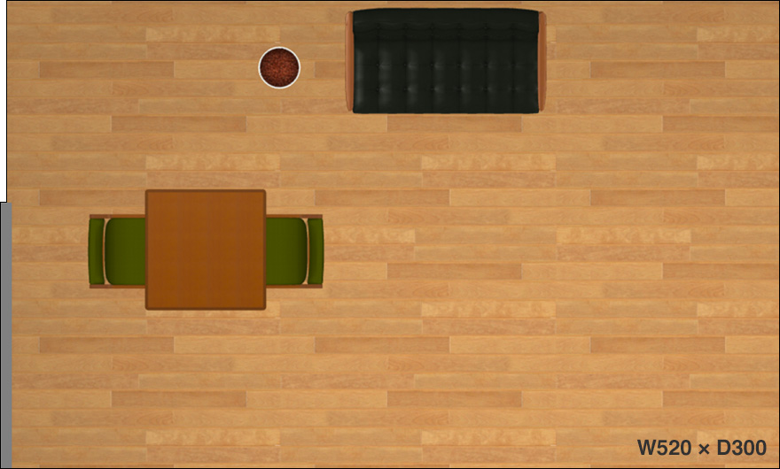 カリモク60 ダイニング徹底解明 -ダイニングセットのレイアウト図-