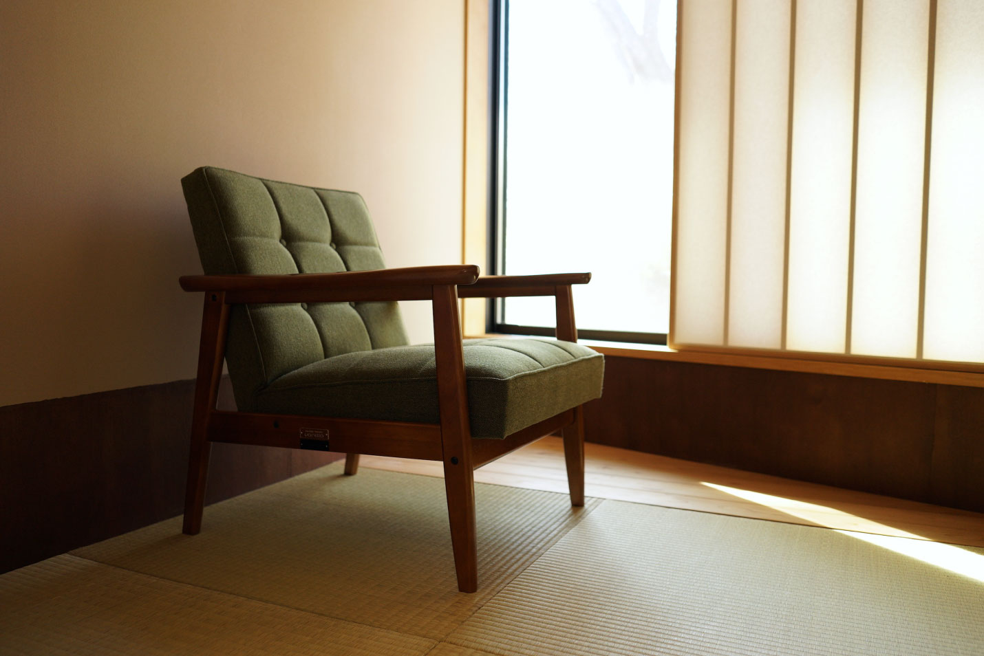 タープオリーブは和室との相性もバッチリ