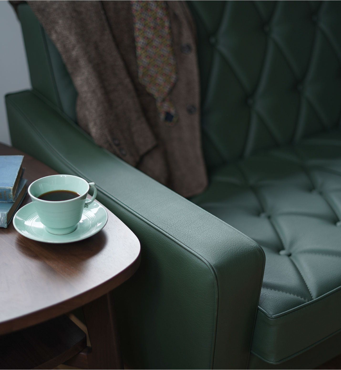 カリモク60 ショップリミテッド ロビーチェア オールドグリーン