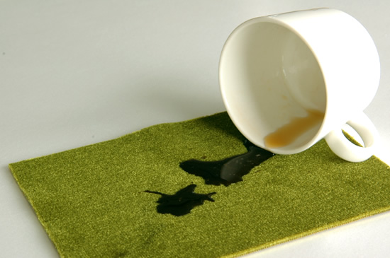 コーヒーをこぼしてみた