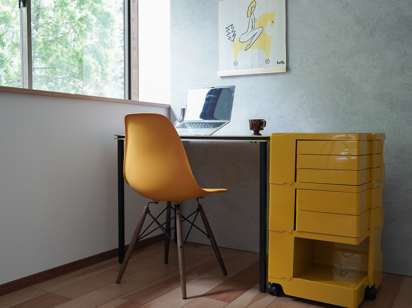 イームズシェルチェアウッドベースウォールナット