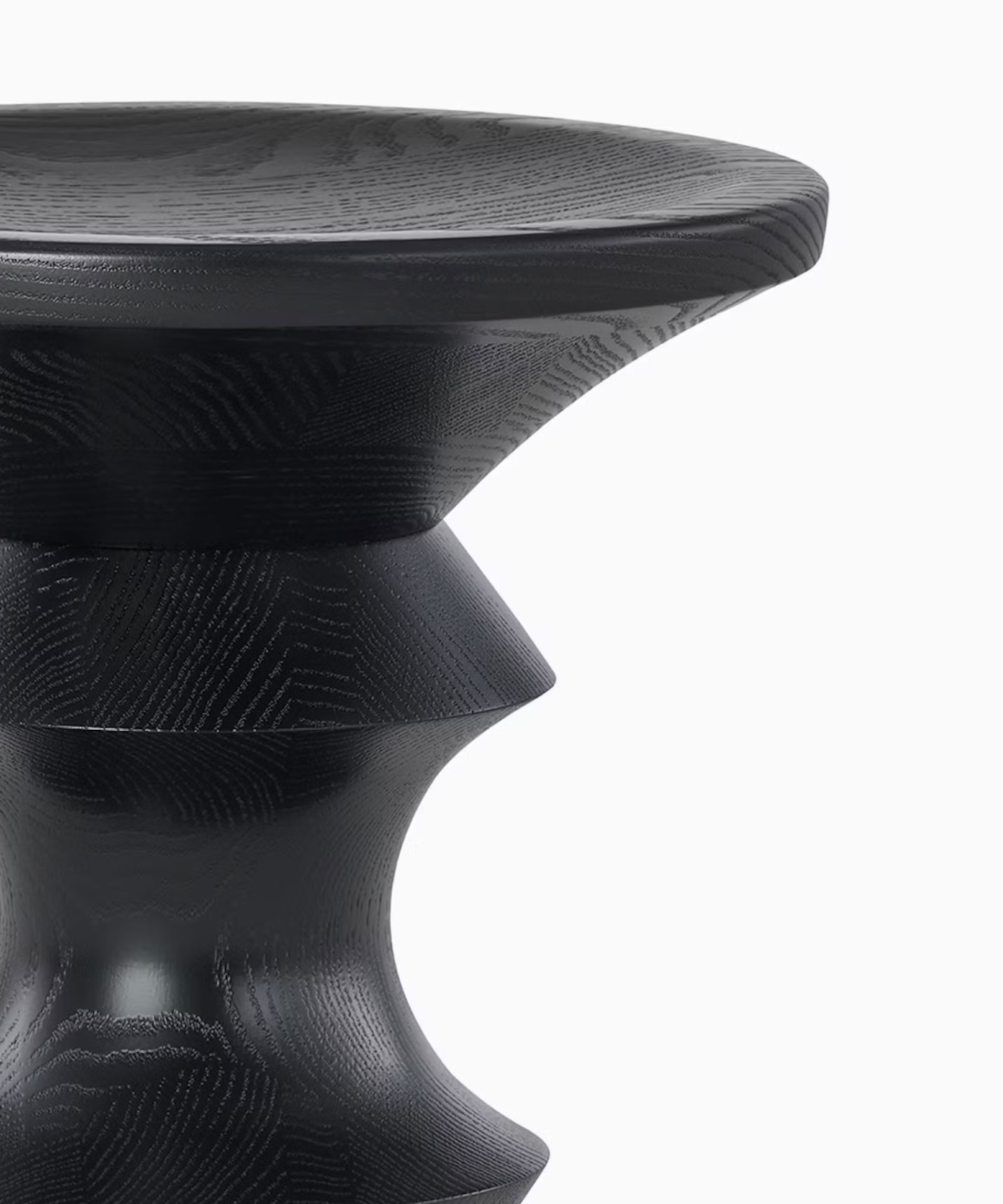 ハーマンミラー（Hermanmiller）イームズターンドスツール（イームズウォールナットスツール）エボニー