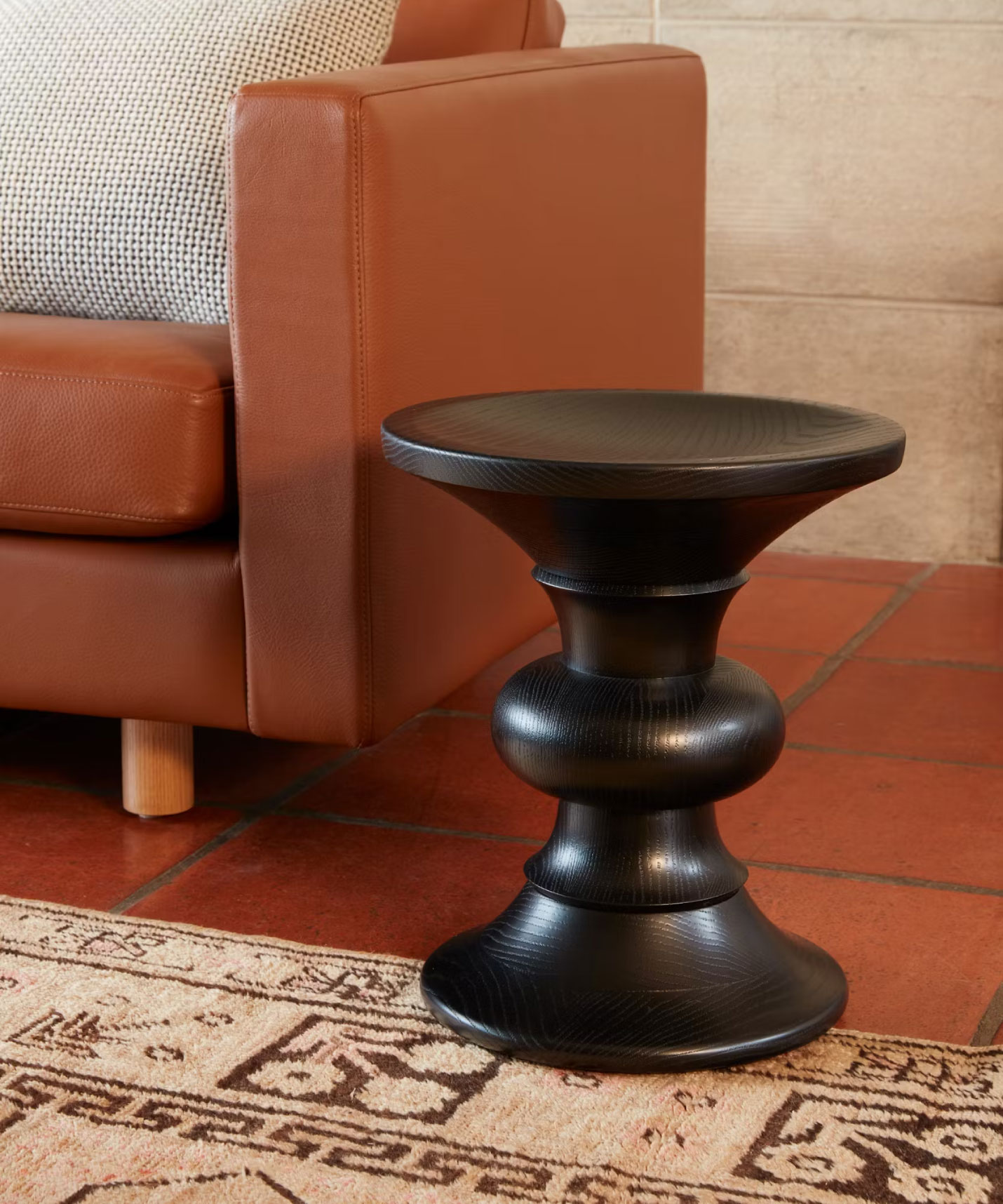 ハーマンミラー（Hermanmiller）イームズターンドスツール（イームズウォールナットスツール）エボニー