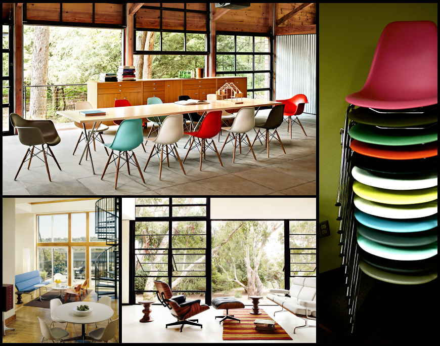 ハーマンミラー（hermanmiller）イームズチェアのあるインテリア