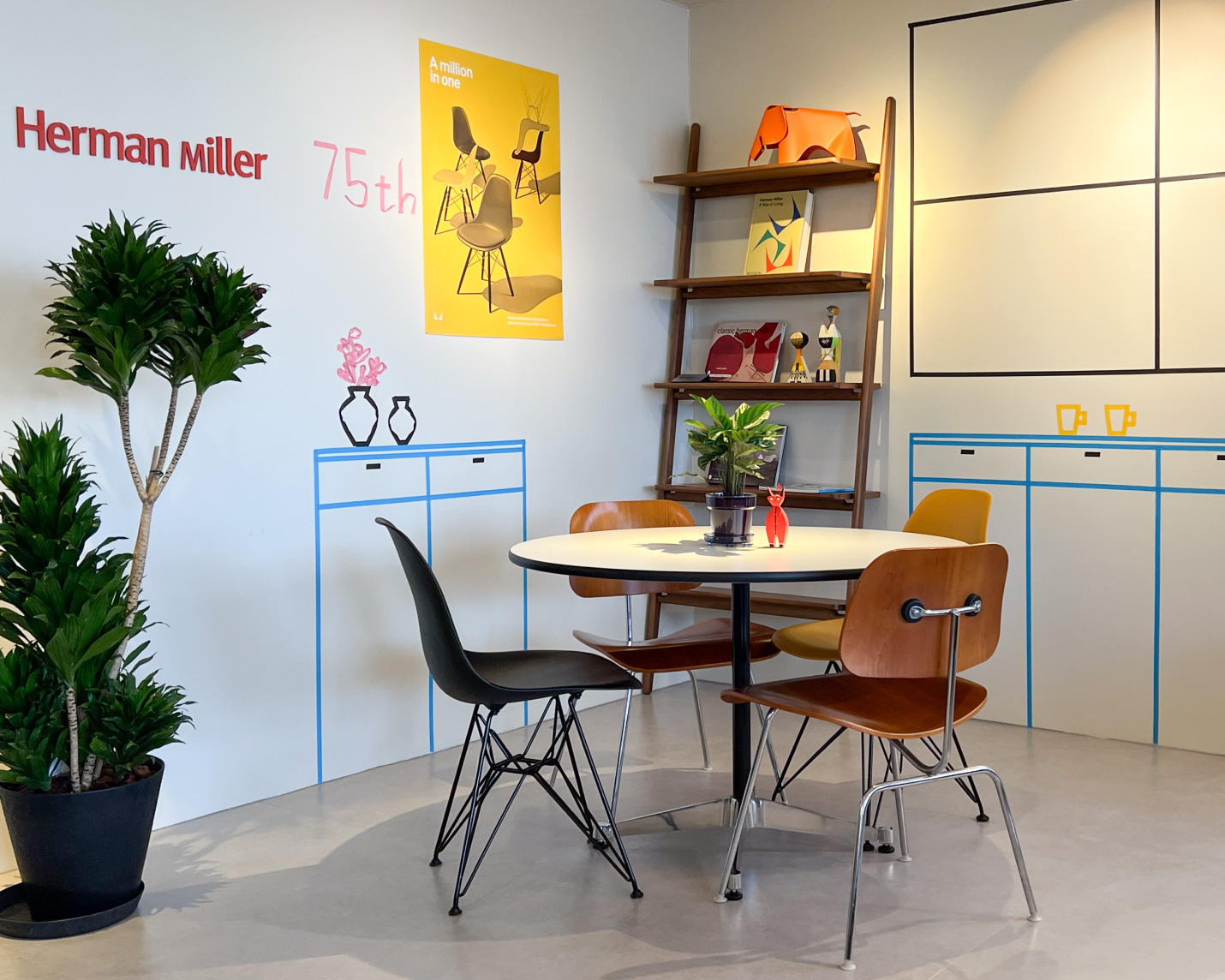 ハーマンミラー(Heramanmiller)イームズシェルチェア75周年記念