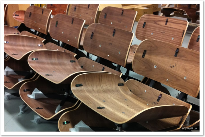 ラウンジチェアの製造工程