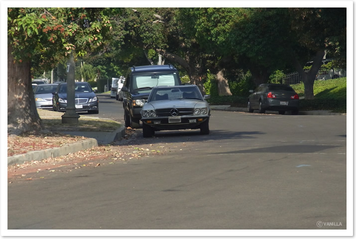 イームズハウス近辺の住宅街