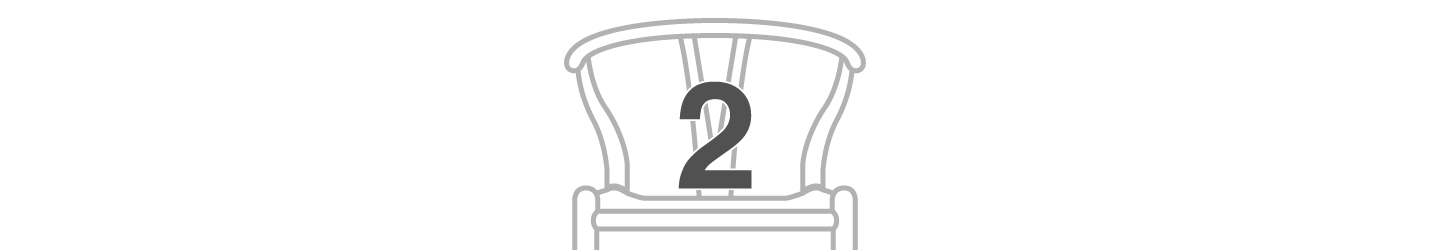 カール・ハンセン&サン(CARL HANSEN & SON)CH24 Yチェアの構造-Y字のパーツについて