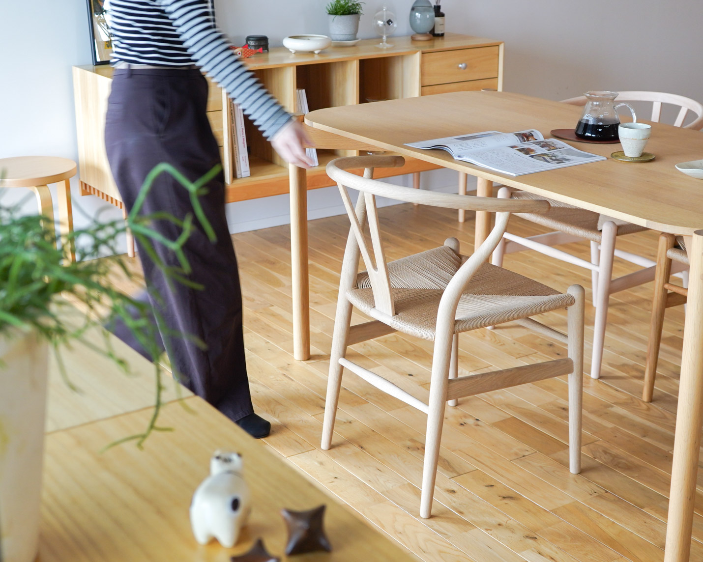 カール・ハンセン&サン(CARL HANSEN & SON)CH24 Yチェアの日常で完成する、Yチェアのデザイン