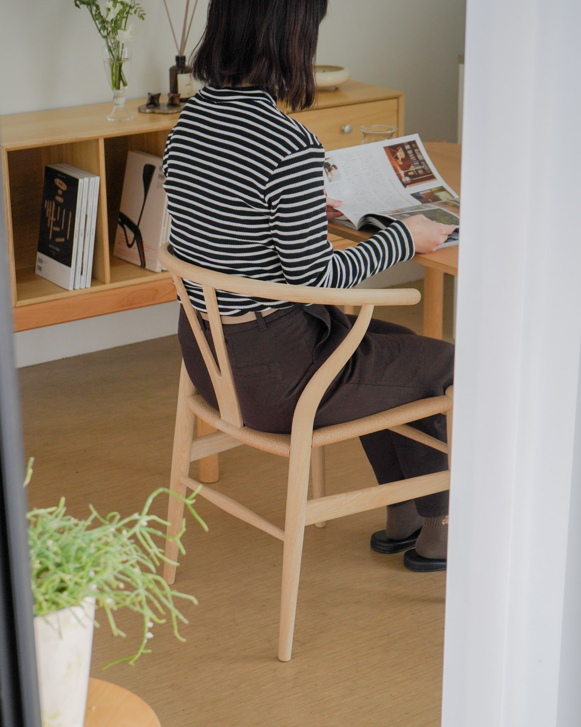 カール・ハンセン&サン(CARL HANSEN & SON)CH24 Yチェアをダイニングで使う