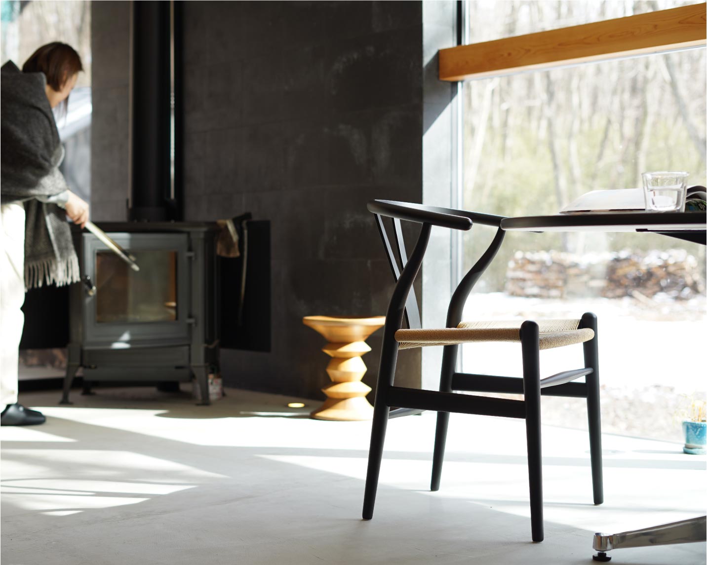 CARL HANSEN & SON （カール・ハンセン＆サン）CH24(Yチェア）ビーチ ソフトブラック