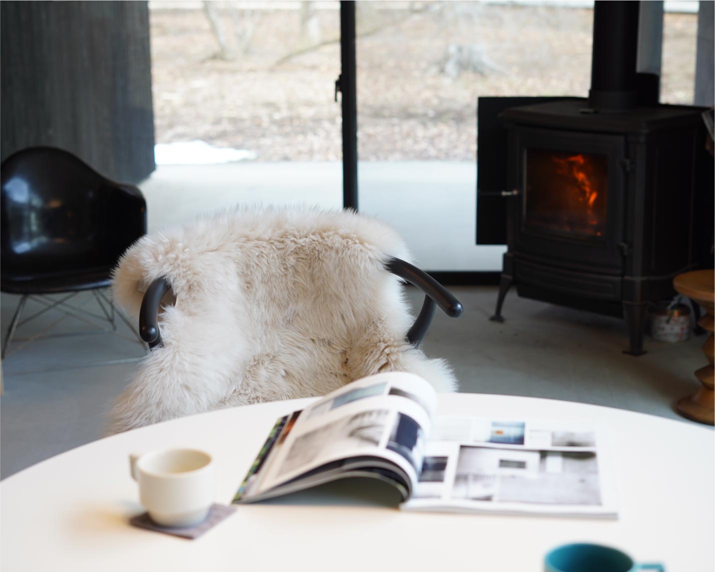 CARL HANSEN & SON （カール・ハンセン＆サン）CH24(Yチェア）ビーチ ソフトブラックとシープスキン