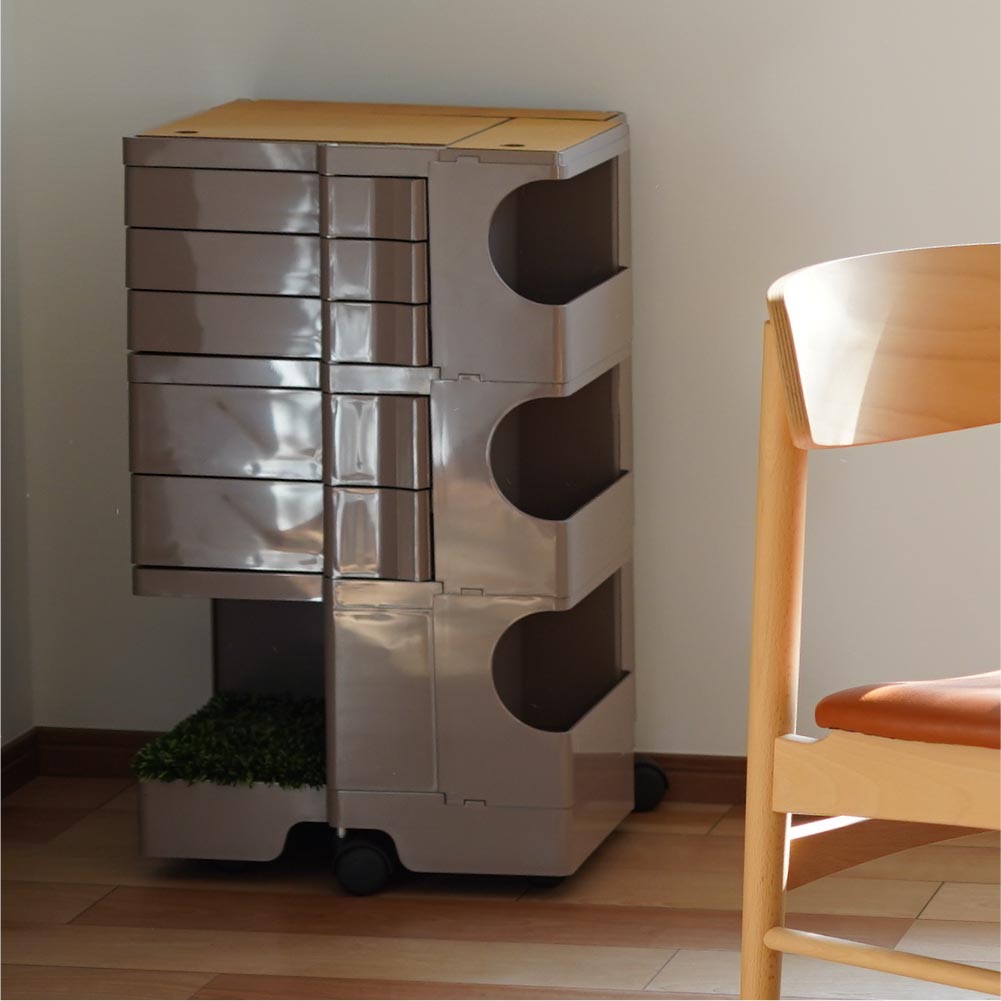 メトロクス ボビーワゴン 3段5トレイ クミン