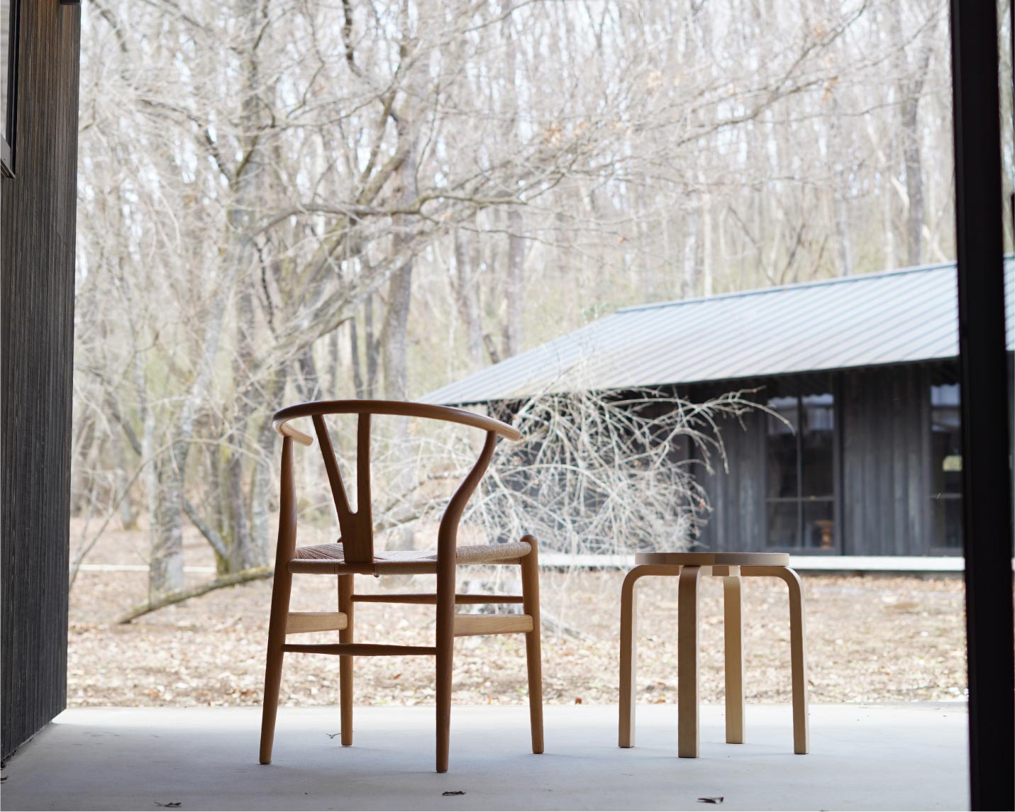 CARL HANSEN & SON （カール・ハンセン＆サン）CH24(Yチェア）と那須の冬景色