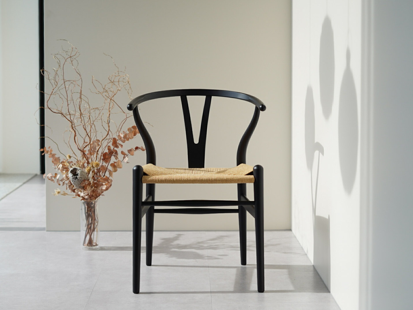 カール・ハンセン&サン(CARL HANSEN & SON)Yチェア CH24 ビーチ×ソフトブラック