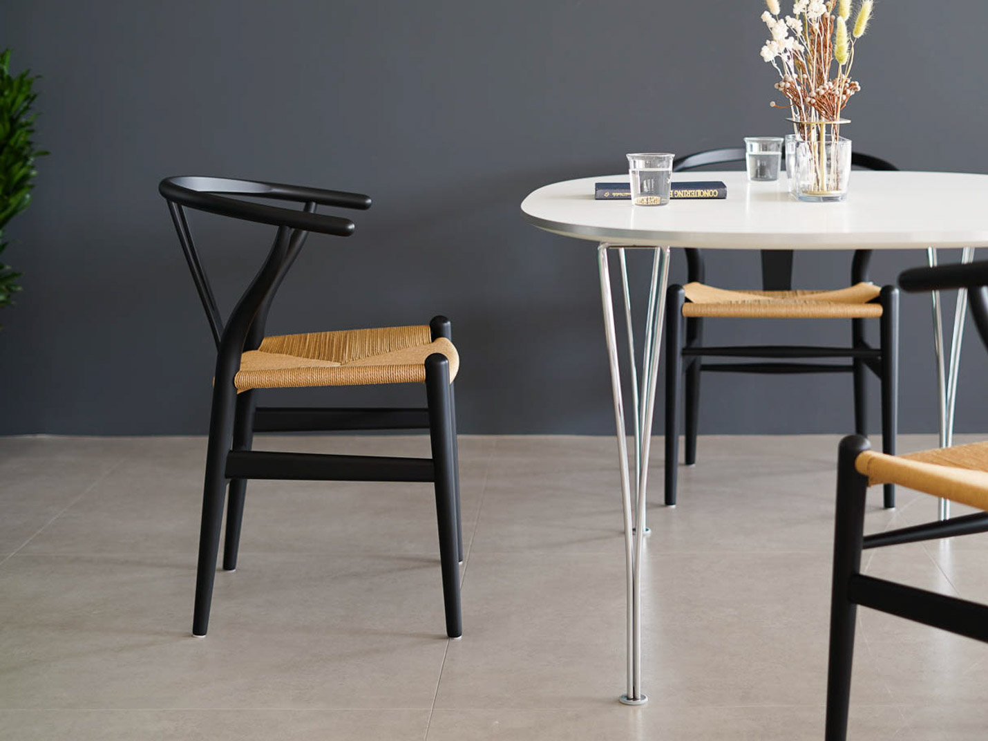 カール・ハンセン＆サン（CARL HANSEN & SON）Yチェア CH24 ビーチ×ソフトブラック