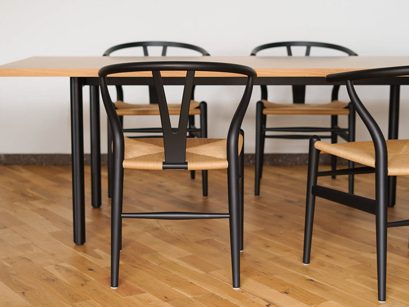 カール・ハンセン＆サン（CARL HANSEN & SON）Yチェア CH24 ビーチ×ソフトブラック
