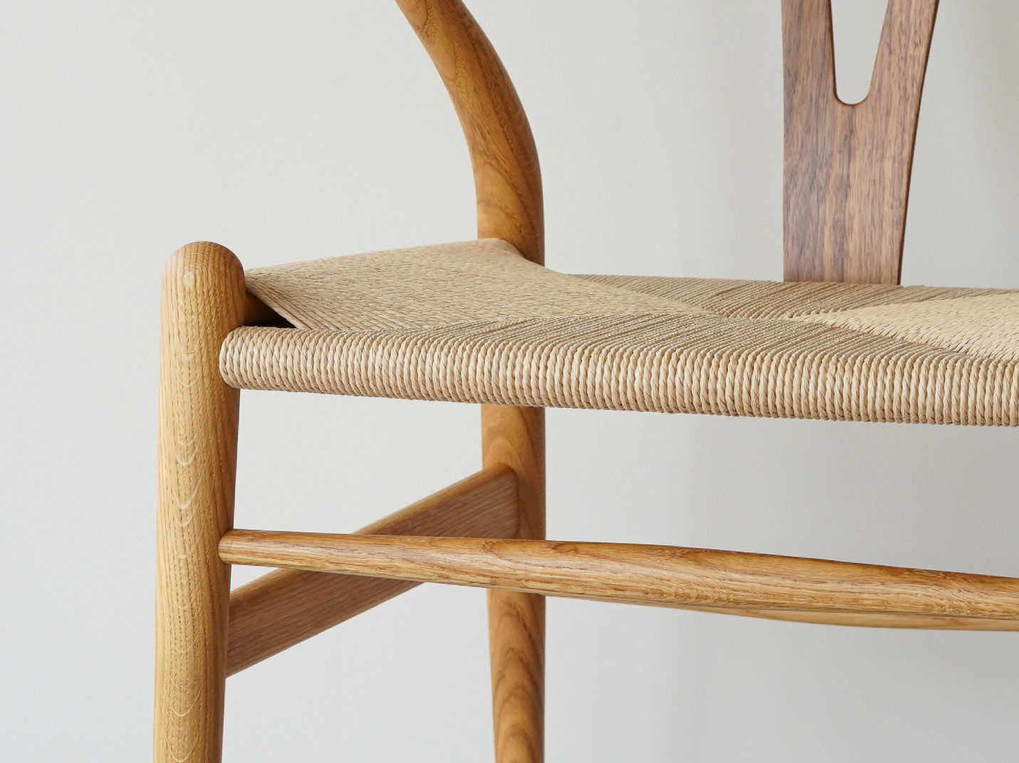 Yチェア CH24 オーク & ウォールナット Mix オークフレーム