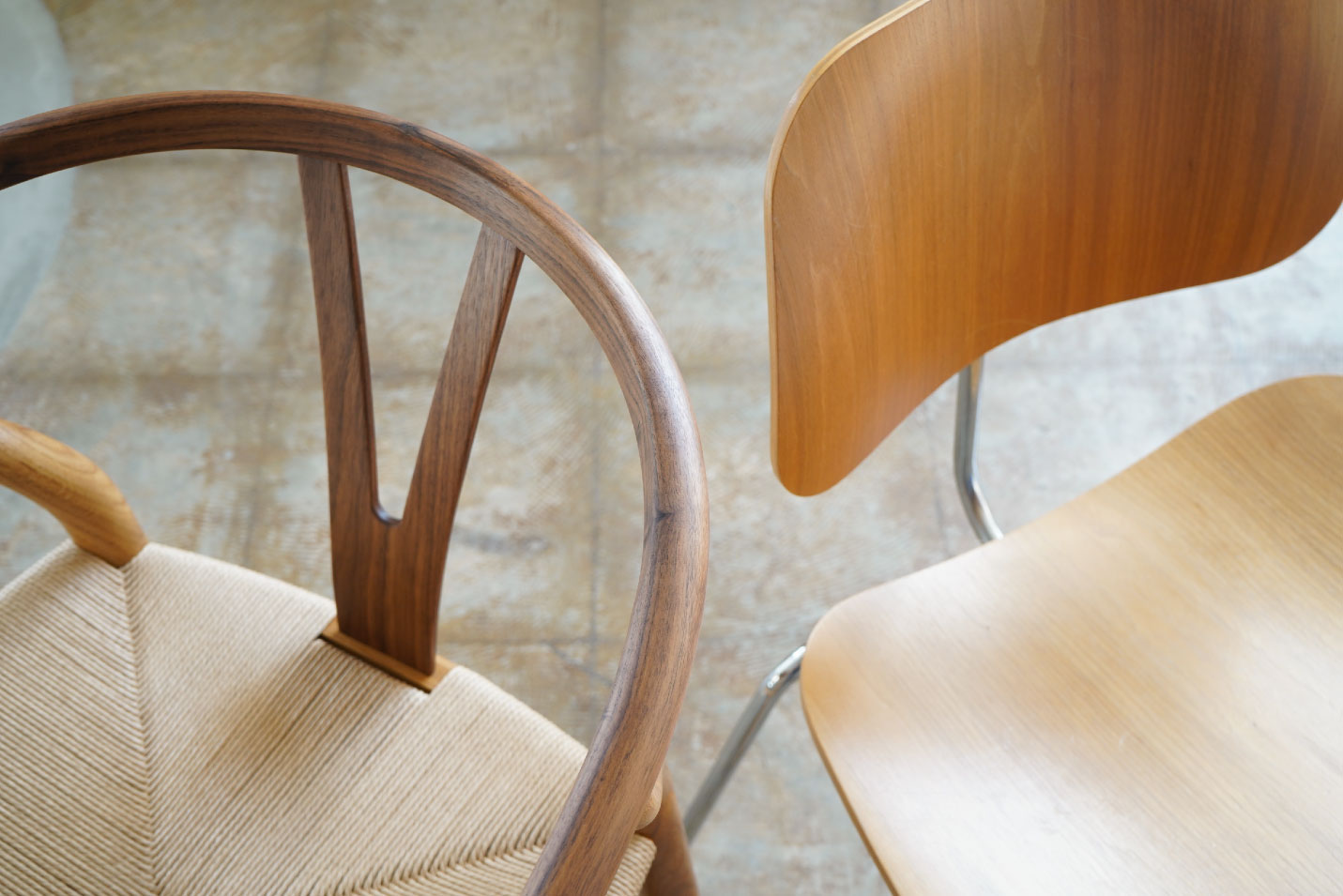 イームズ DCMウォールナットの変化