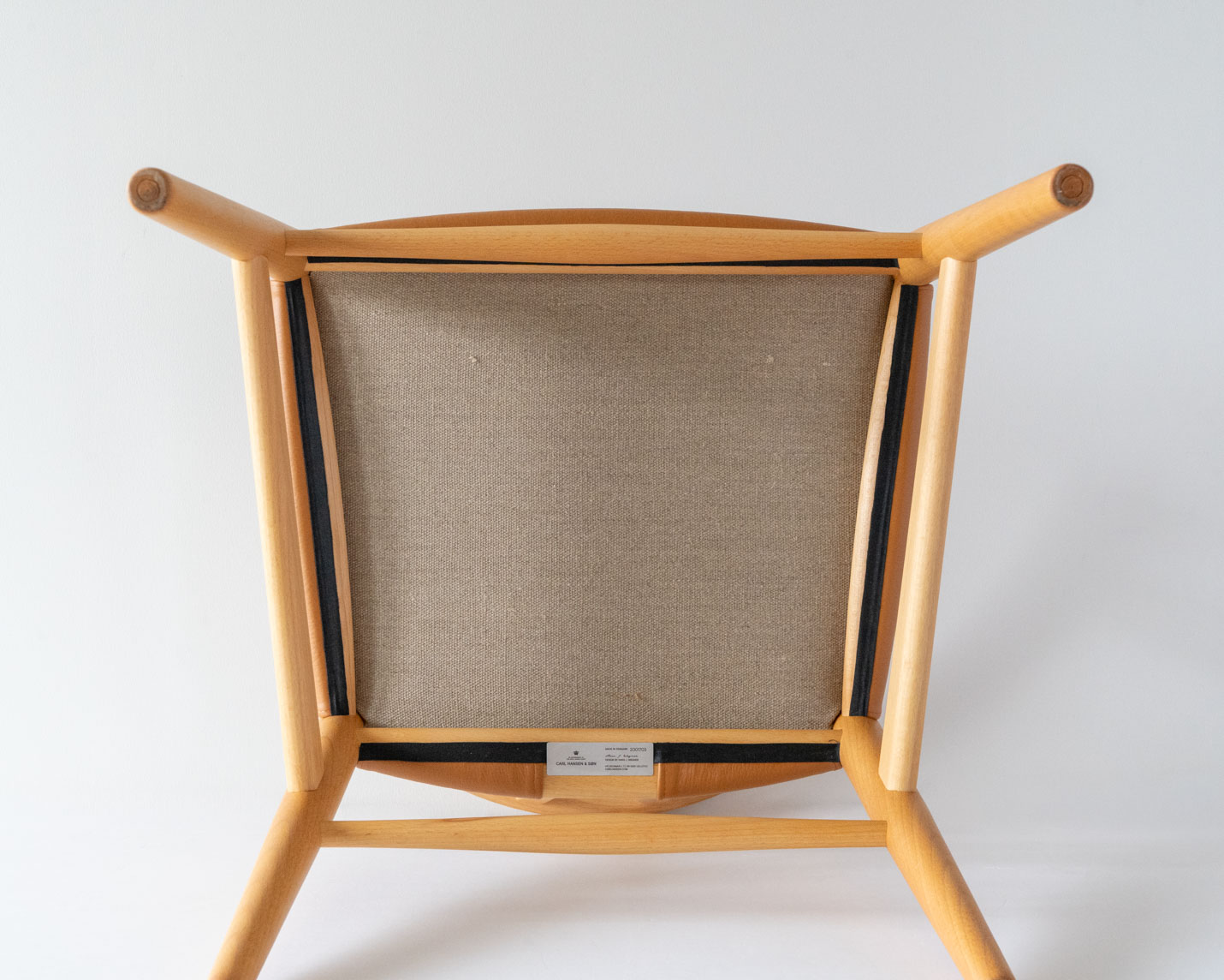 カール・ハンセン＆サン（CARL HANSEN & SON） CH24P Yチェア（レザーシート：ゴールデンブラウン） ビーチ オイルフィニッシュ