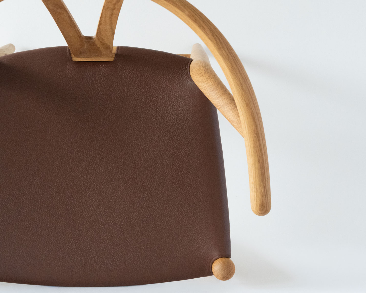 カール・ハンセン＆サン（CARL HANSEN & SON） CH24P Yチェア（レザーシート：ブラウン） オーク オイルフィニッシュ