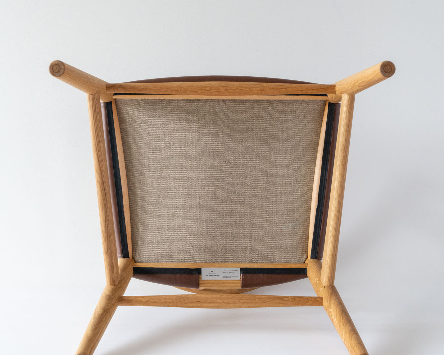 カール・ハンセン＆サン（CARL HANSEN & SON） CH24P Yチェア（レザーシート：ブラウン） オーク オイルフィニッシュ