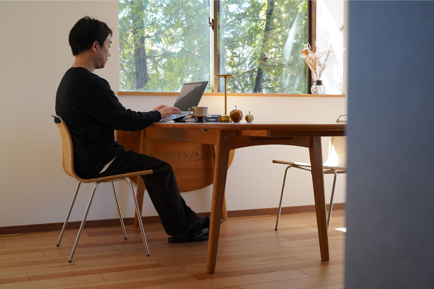 PK１ステンレスフレーム ナチュラルペーパーコード CARL HANSEN & SON（カール・ハンセン＆サン）