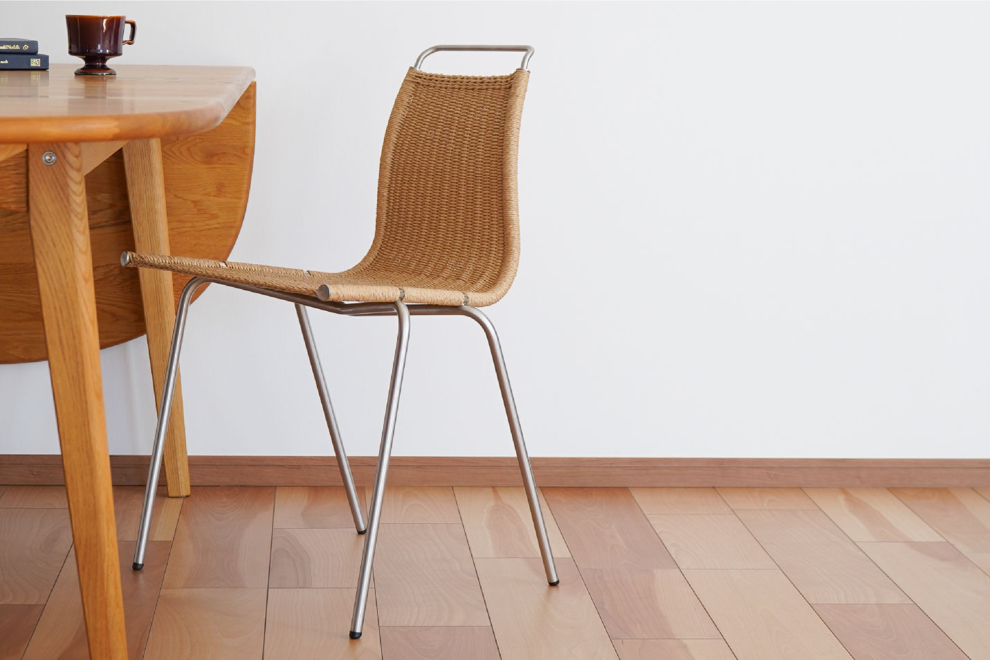 PK１ステンレスフレーム ナチュラルペーパーコード CARL HANSEN & SON（カール・ハンセン＆サン）