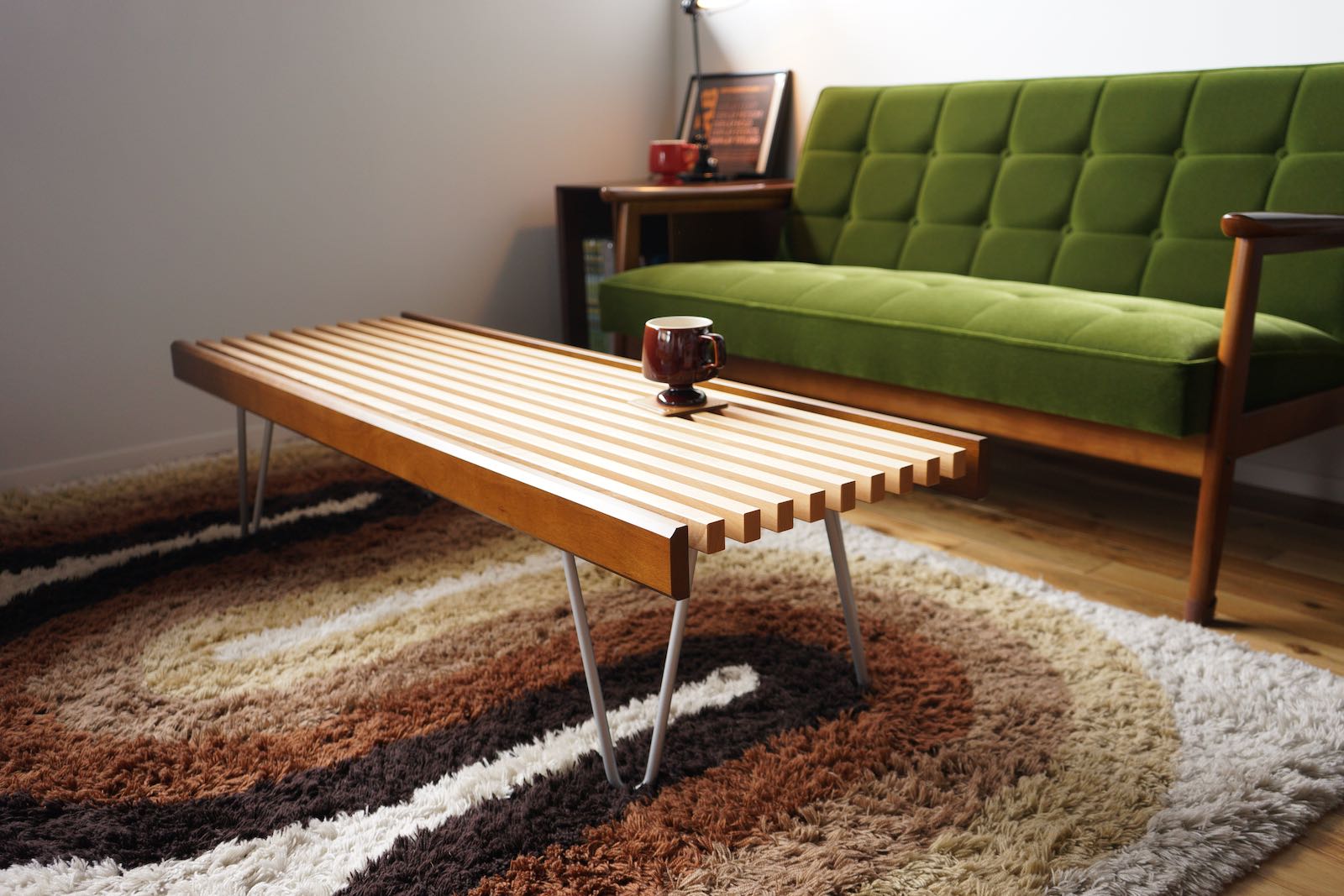 vanilla ウェーブラグ