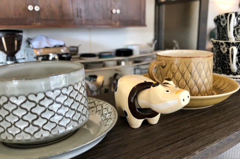 コーヒーを誘うアフォガードのようなバニべこ