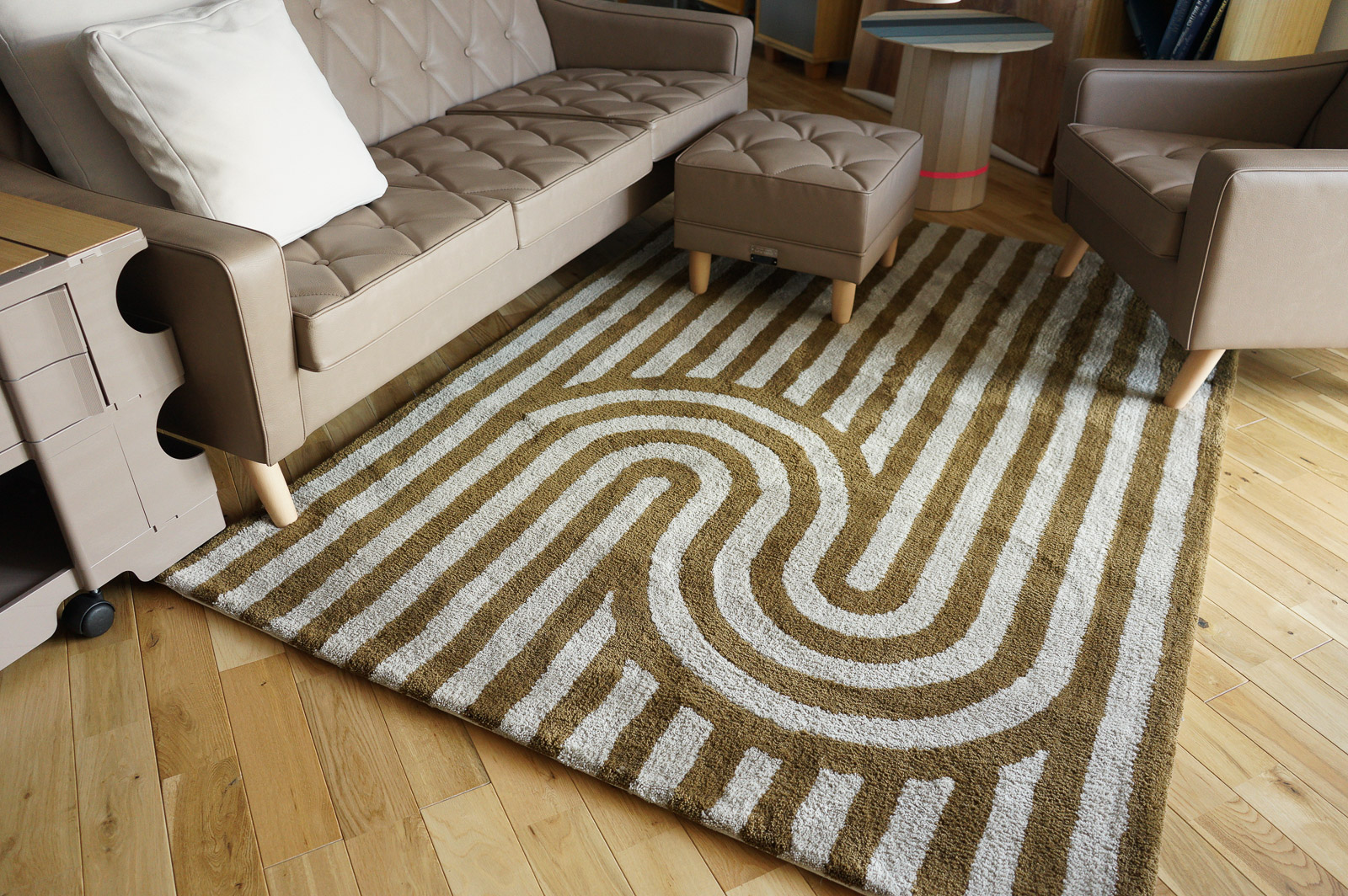 ラグがあるリビング