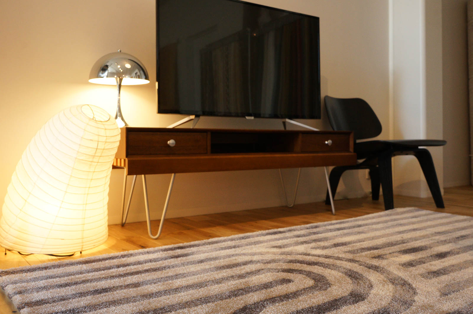 ラグとテレビと静電気の関係