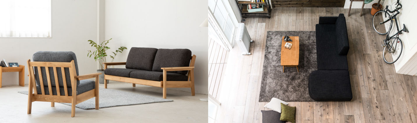 フランネルソファ MOLEED