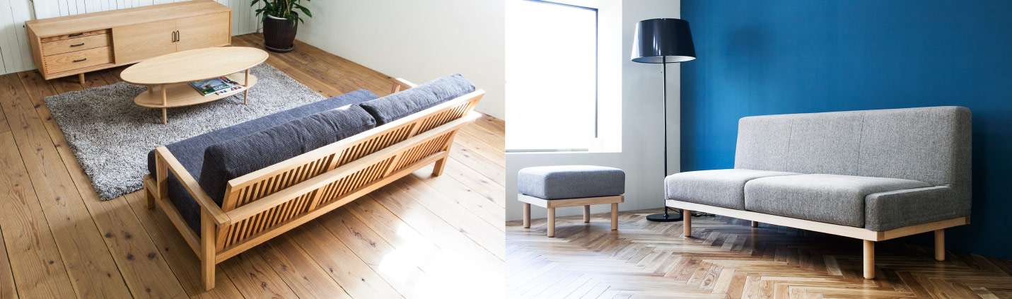 フランネルソファ HARBAN