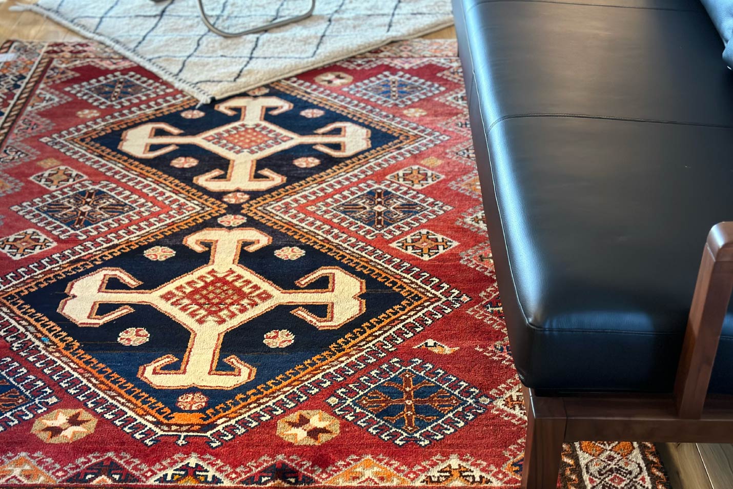 ヴィンテージラグとグリーン（植物）