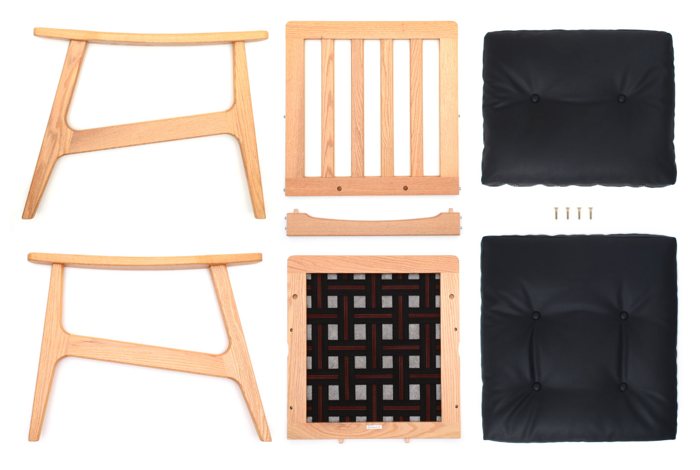 マルニ60オークフレームチェア 全パーツ