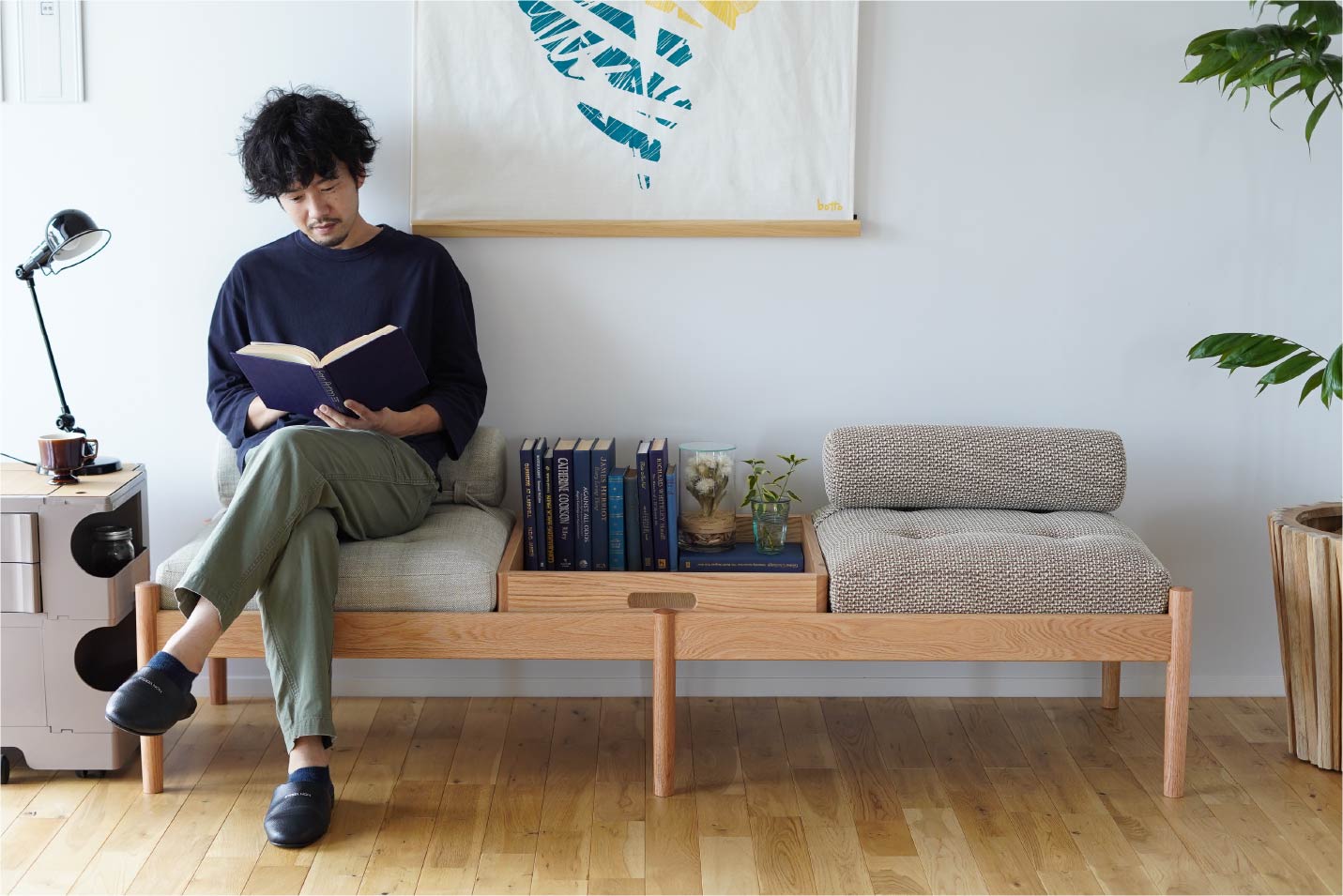 マルニ60 ベンチソファとトレイ