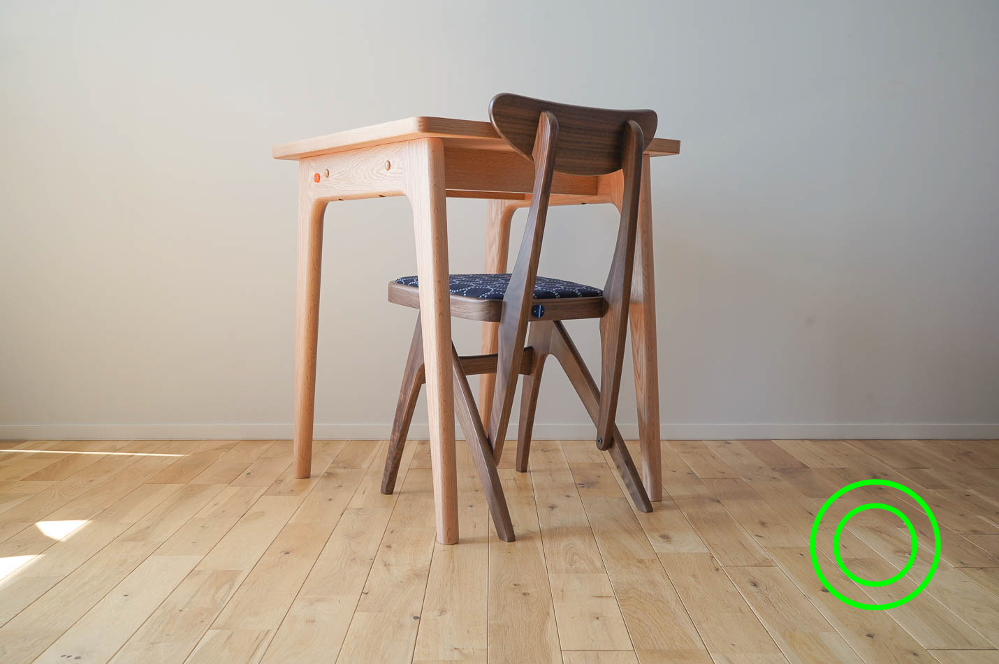 マルニ60+ オークフレームスクエアテーブル60