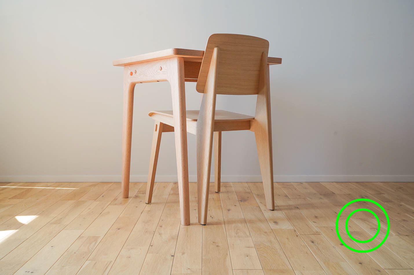 マルニ60+ オークフレームスクエアテーブル60