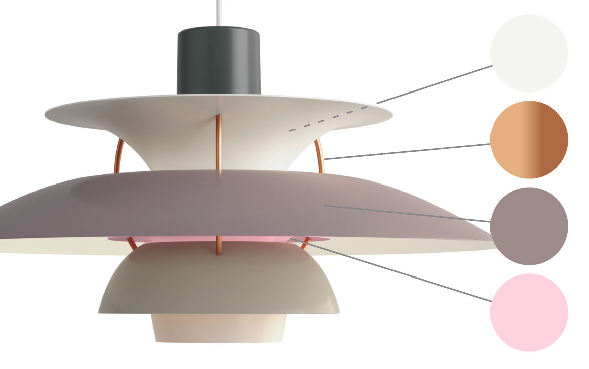 ルイスポールセン（Louis Poulsen）PH5グレー・グラデーションの詳細