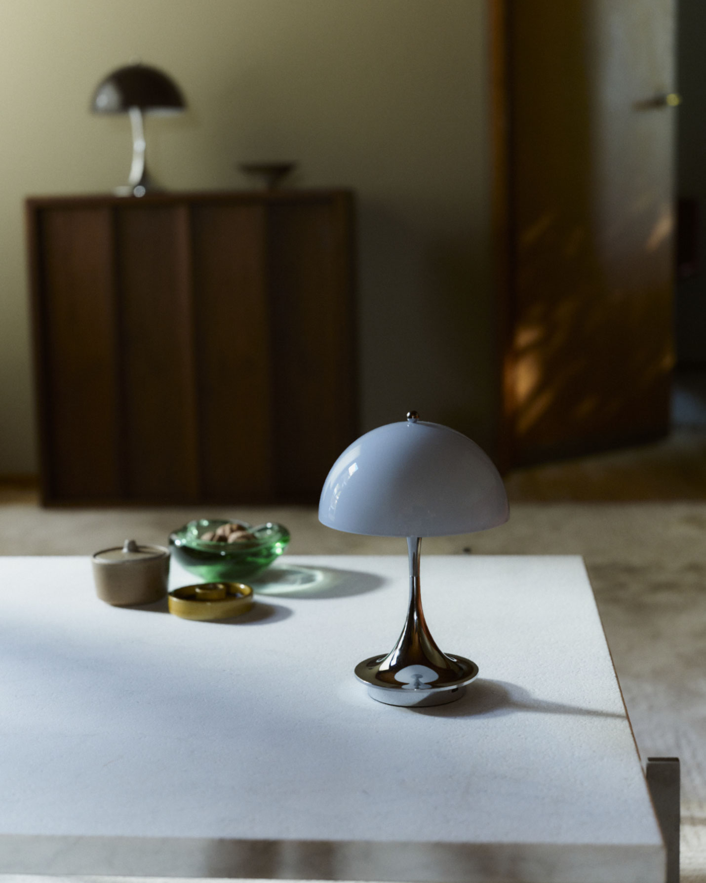 ルイスポールセン（Louis Poulsen） パンテラ 160 ポータブル V3 ORIGINALS オパール・ブルー・グレー・クローム