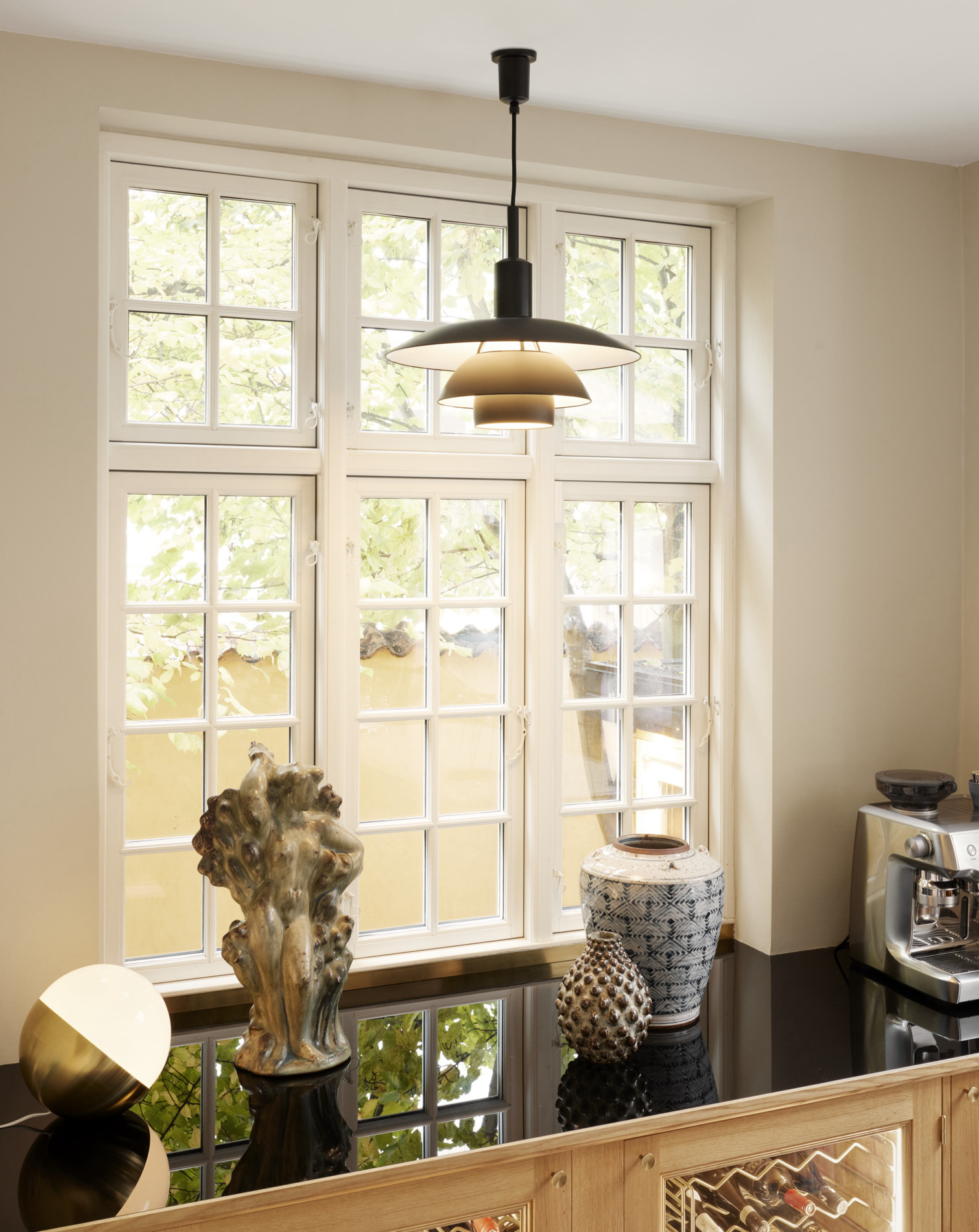 ルイスポールセン（Louis Poulsen） PH 5/5 ペンダント / メタル+乳白ガラス