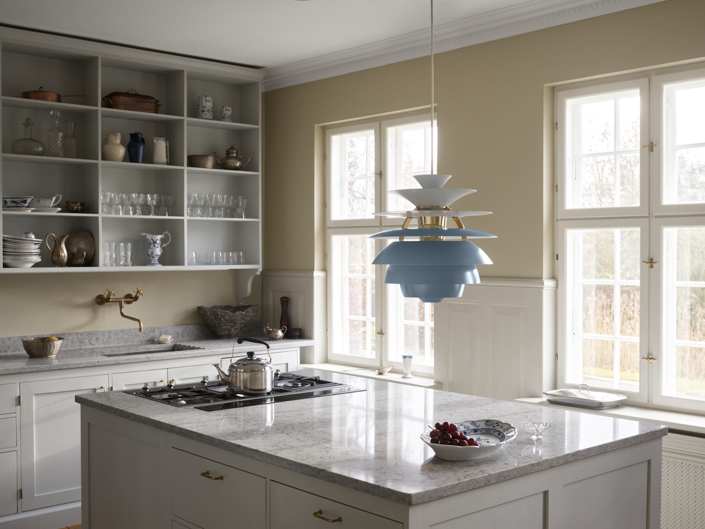 ルイスポールセン（Louis Poulsen）PHスノーボール ダスティー・ブルー